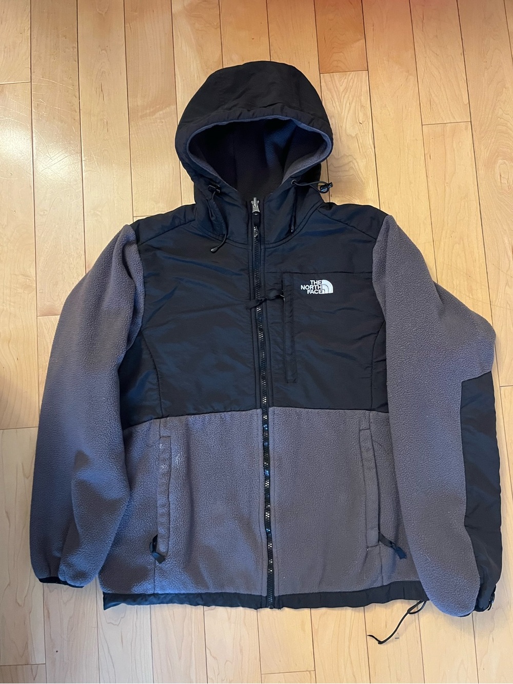 The North Face Women’s Black & Gray Hooded Fleece Jacket